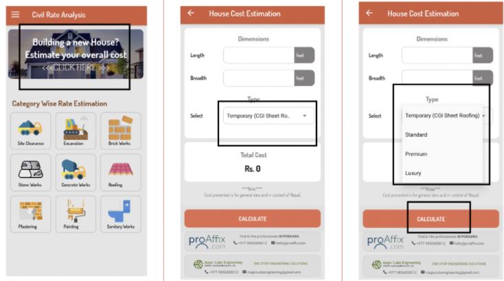 Civil Rate Analysis App