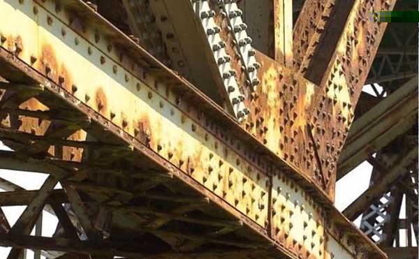 انواع مختلف خوردگی در پل های فولادی