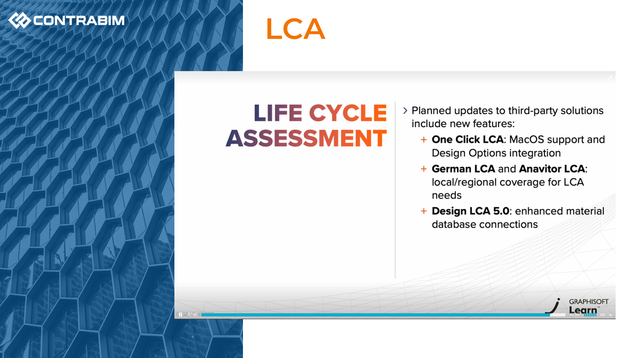 قابلیت افزونه و خروجی گرفتن از Life Cycle Assessment