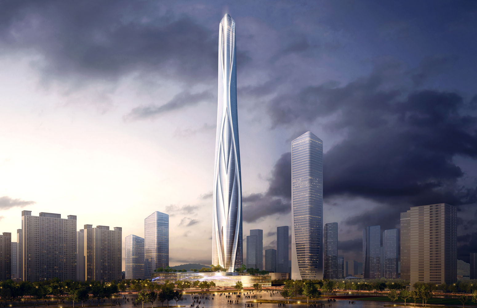 مرکز بین المللی 5 شنژن- هنگ کنگ. _ Shenzhen- Hong Kong International Center