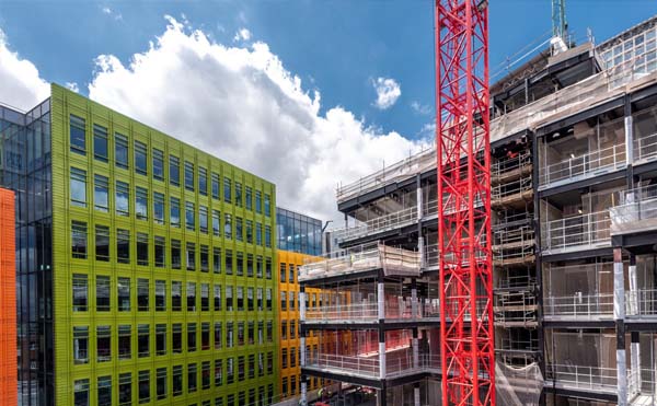 مصرف بهینه انرژی در پروژه ساختمانی Earnshaw Skanska reaches construction milestone at The Earnshaw Building